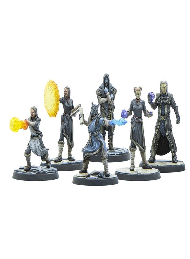 موديفيوس: ذا إلدر سكرولز: نداء السلاح: كلية وينترهولد - مجموعة توسعة من 6 شخصيات راتنجية، الفصل 4، غير مطلية، مجسمات مصغرة 32 مم، قواعد ذات مناظر طبيعية، لعبة تقمص الأدوار - Image 2